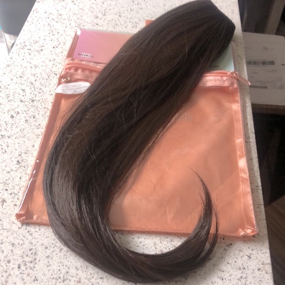 hair extensions natural wave Dark Brown U Clip 16” - Picture 9 of 9